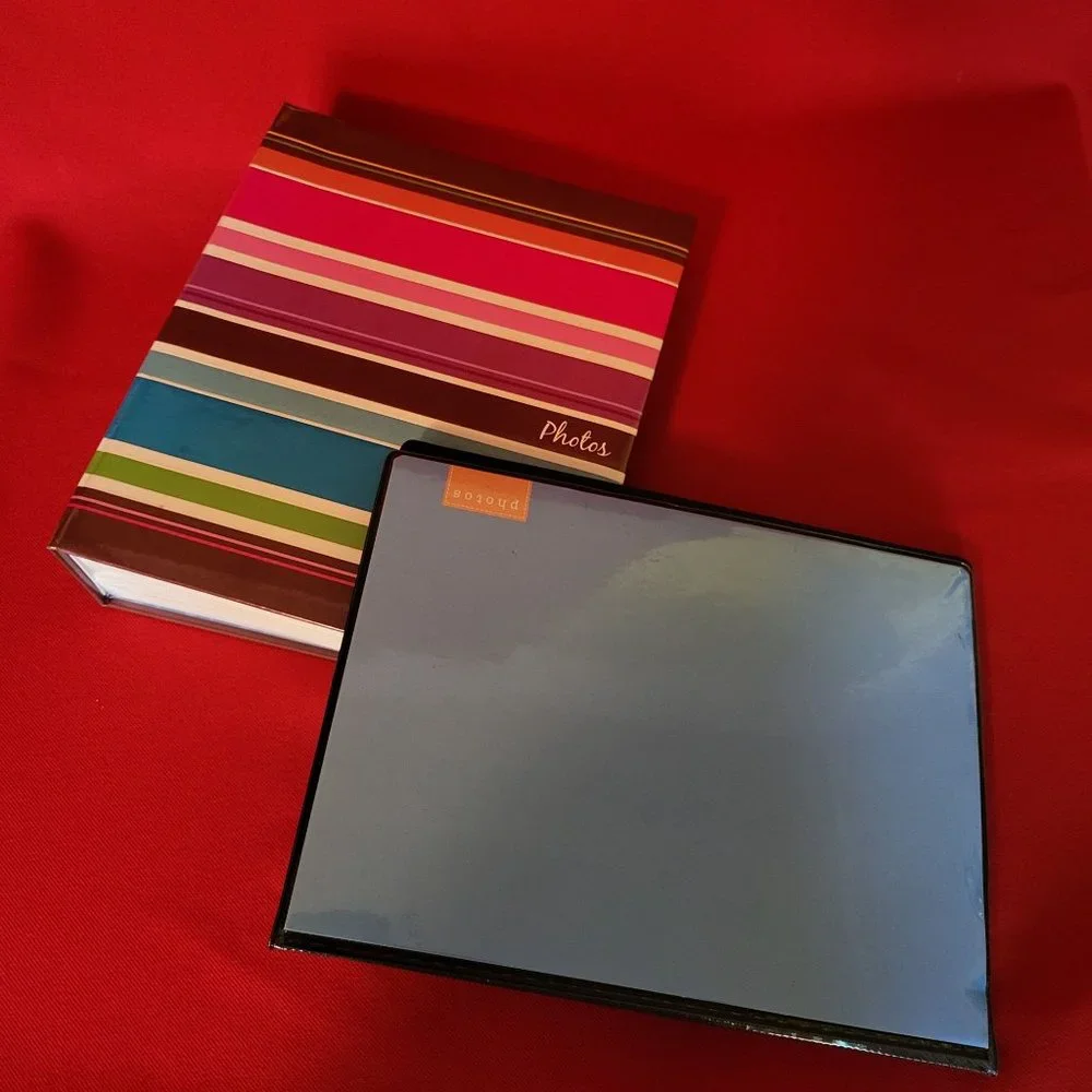Photo Album Rainbow and Blue Set of 2